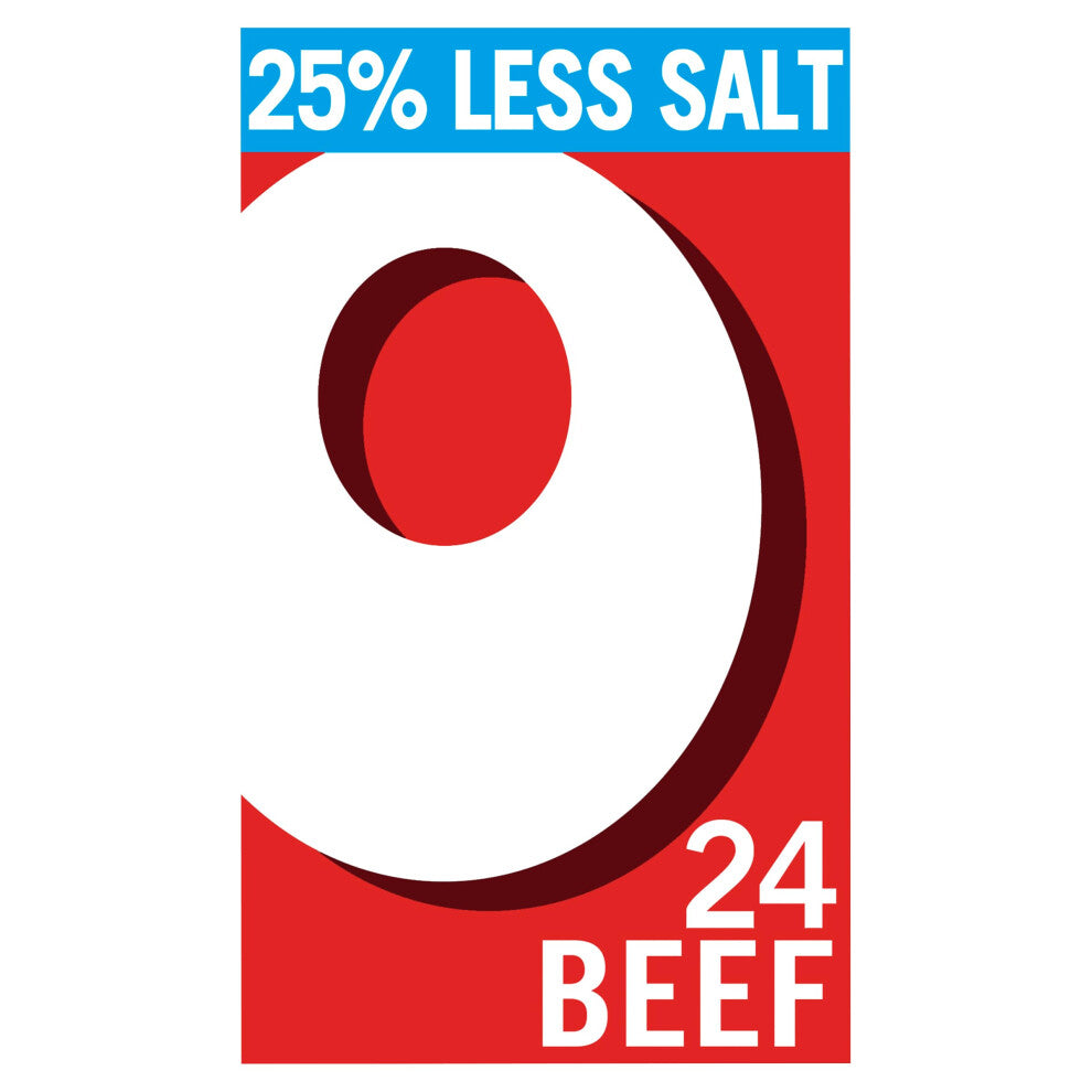 OXO 24 Reduced Salt Big Flavour Beef Stock Cubes, 142 g (Pack of 1)