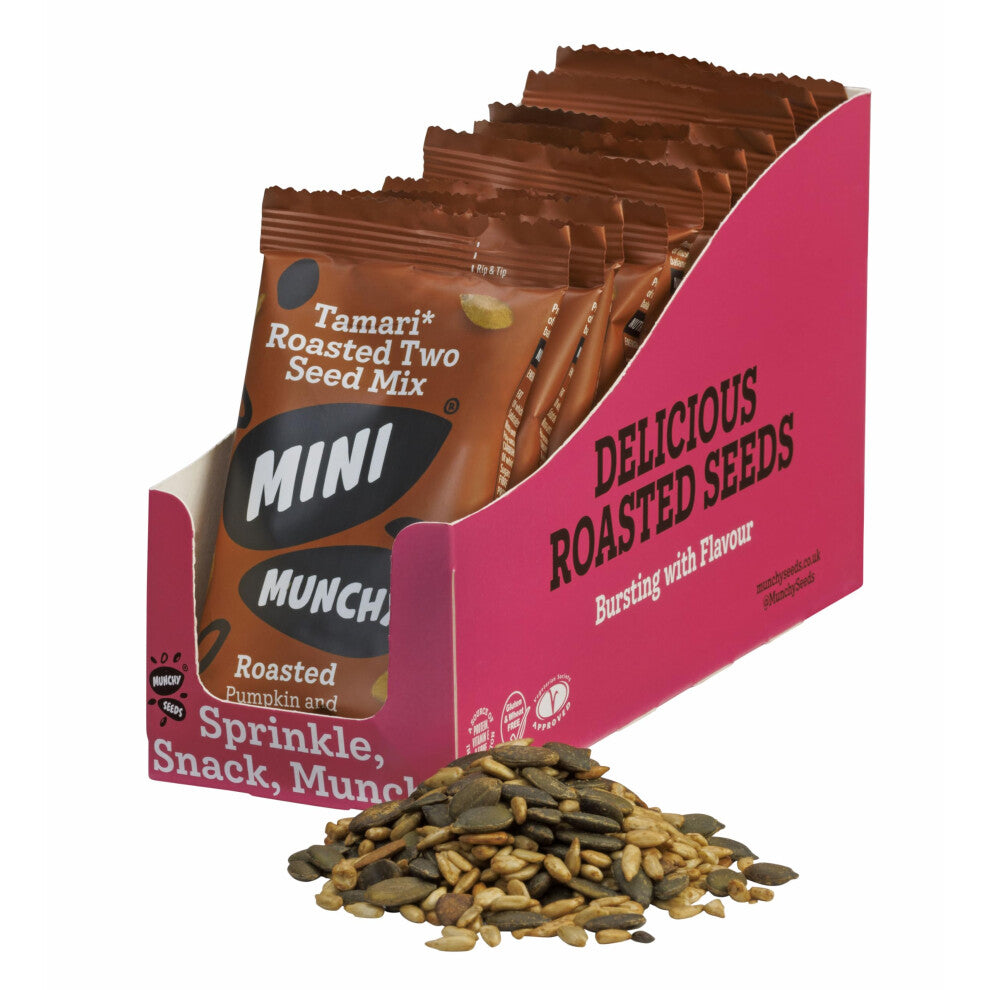 Munchy Seeds Mini Tamari Roasted Seed Mix, 12 x 30g