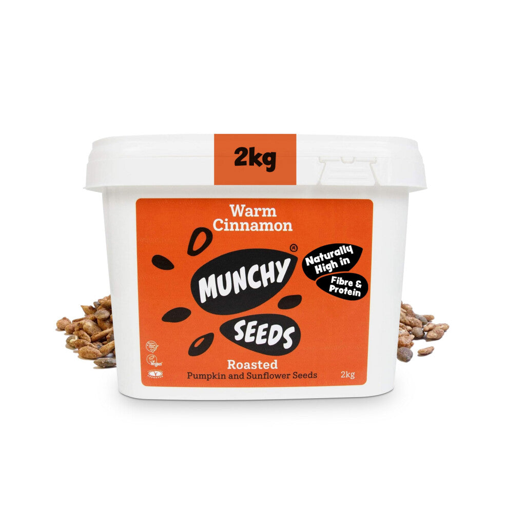 MUNCHY SEEDS Warm Cinnamon, Sunflower, Pumpkin - 2kg Tub