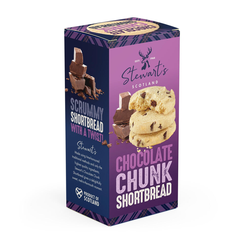 Stewart's Chocolate Chunk Shortbread, 160g