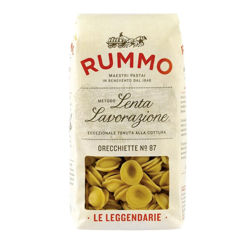 Rummo Orecchiette Pasta No.87 - Traditional Italian Ear-Shaped Pasta for a Perfect Culinary Experience, 500 g (Pack of 1)