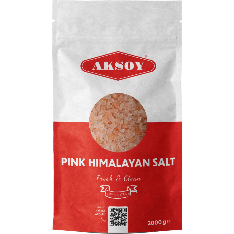 Aksoy Pink Himalayan Salt 2KG, Fine Grain