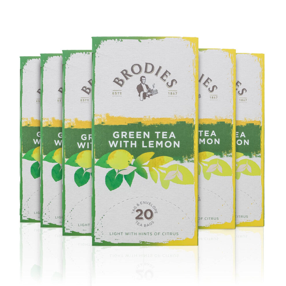 Brodies Green Tea with Lemon (120 Tea Bags)