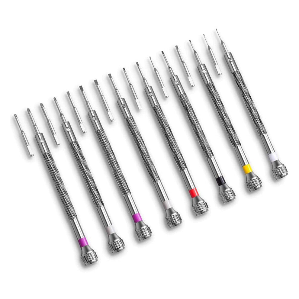 8PCS Professional Screwdriver Set Mini Precision Kit 0.6-1.6mm for Watch Eyeglasses Electronics Repair