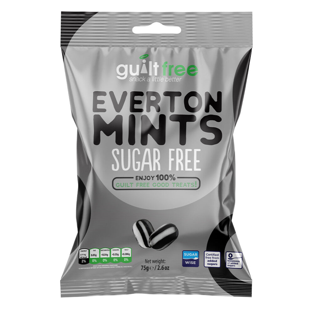 (Pack of 1) Sugar Free Everton Mints Sweets 75g Diabetic Treat
