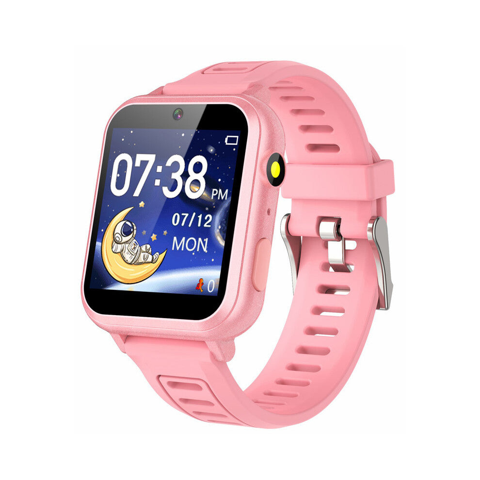 Kids Smart Watch with 16 Games, Camera & More for 4-12 YO (Pink)