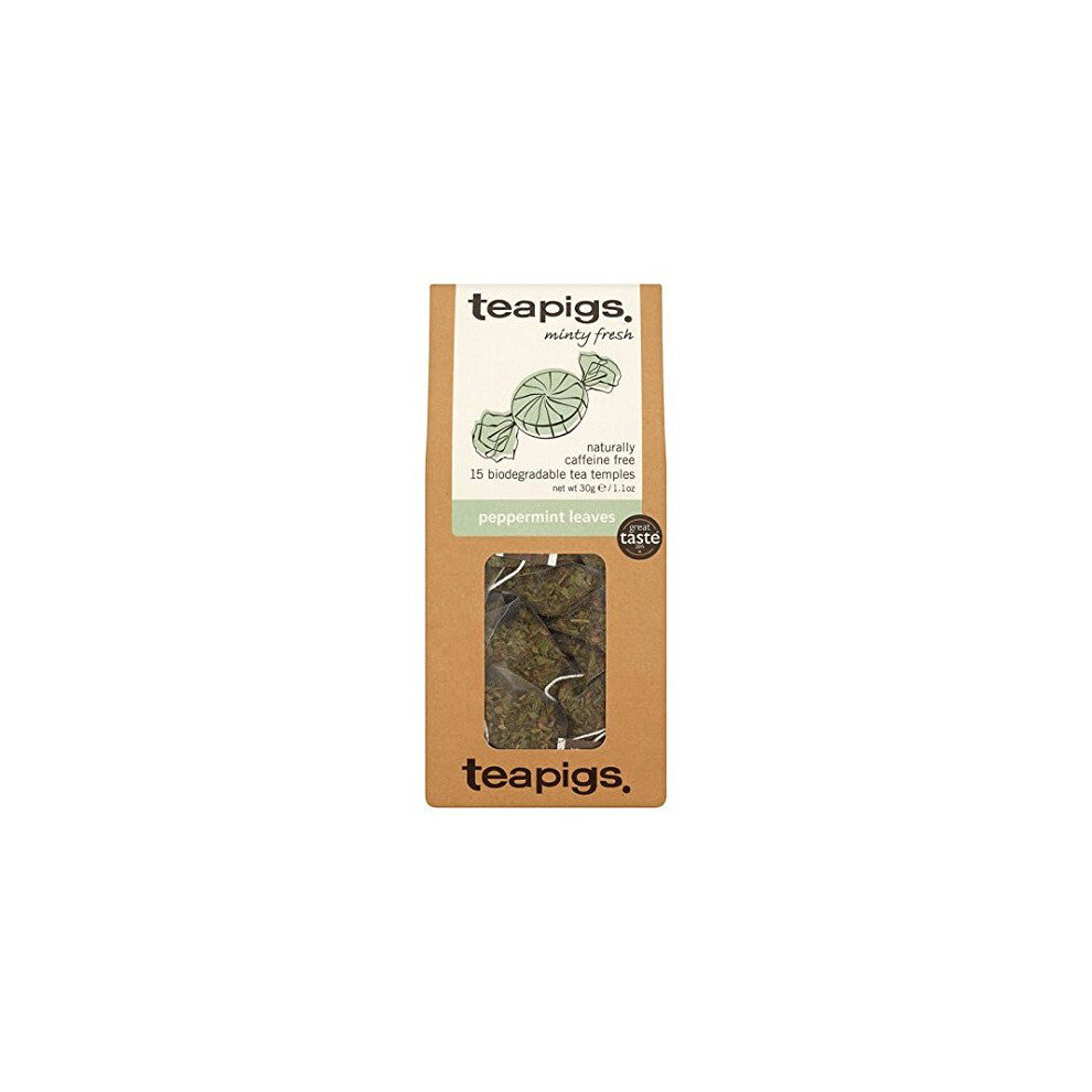 Teapigs | Peppermint Leaves Tea | 6 x 15 bags