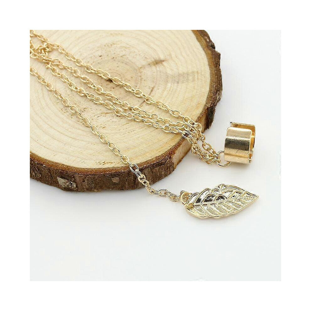 (As show, One size) Single Earring Drop Dangle Ear Cuff Long Line Chain Clip Earrings Hypoallergenic Climber Crawler Ear Cuffs Hoops for Women Girls