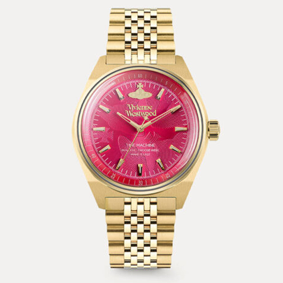 Vivienne Westwood Sydenham Womens Fashion Quartz Watch Elegant Office Ladies Watches - Pink