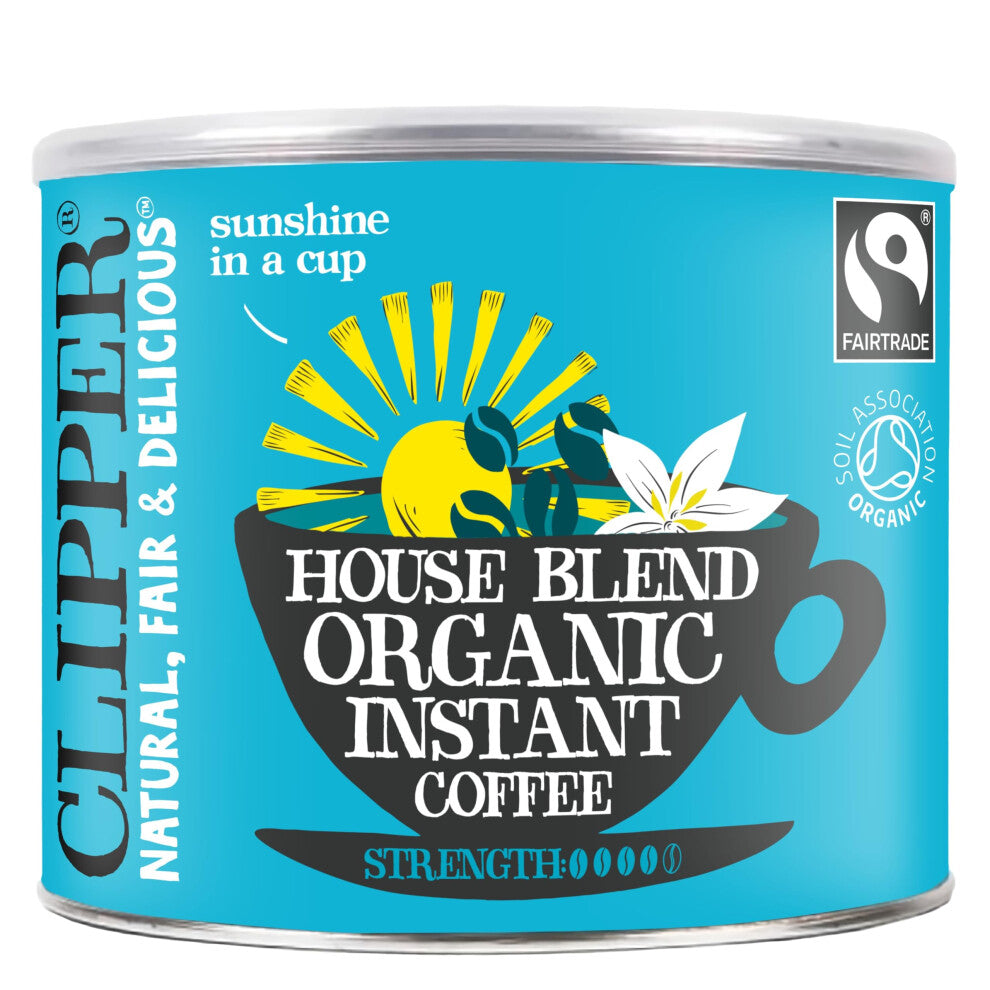 Clipper Organic Medium Roast Instant Coffee, 500g Refill, Fairtrade