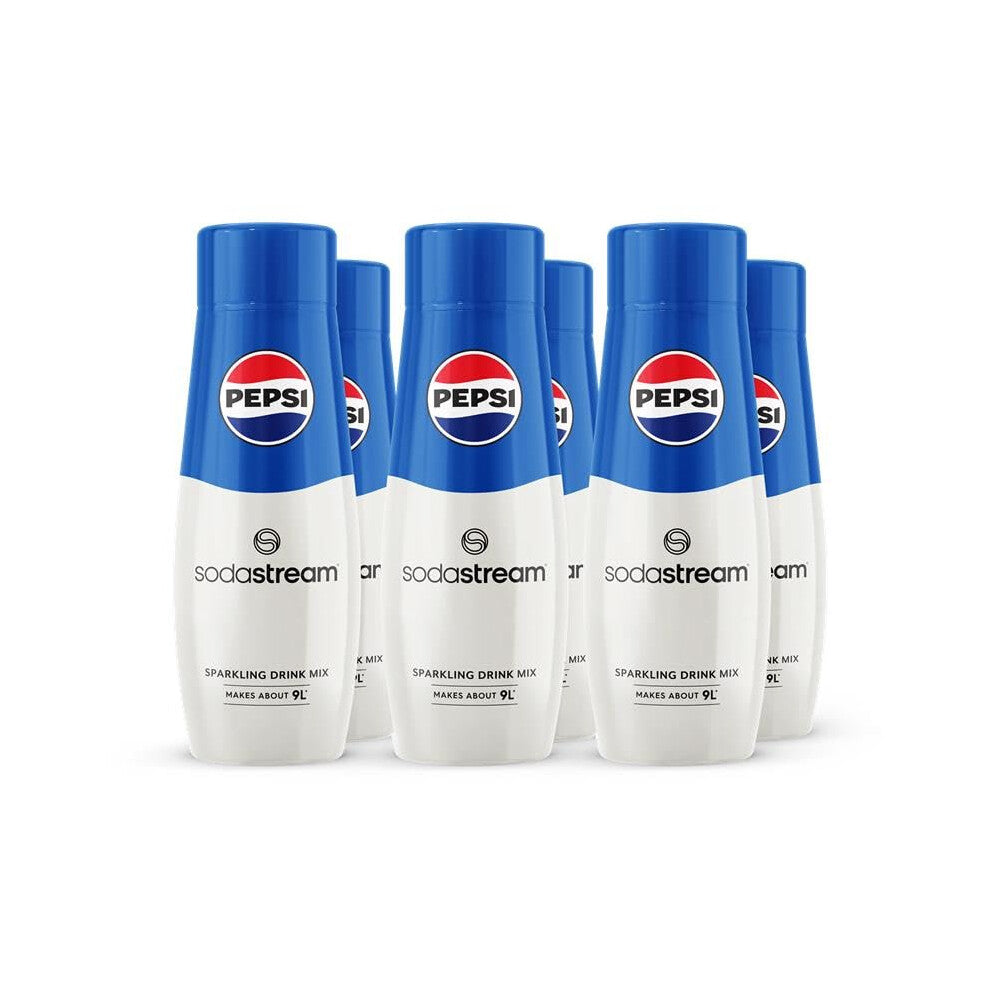 SodaStream Pepsi, Makes Up to 54 Litres - 6 x 440 ml Multipack Blue