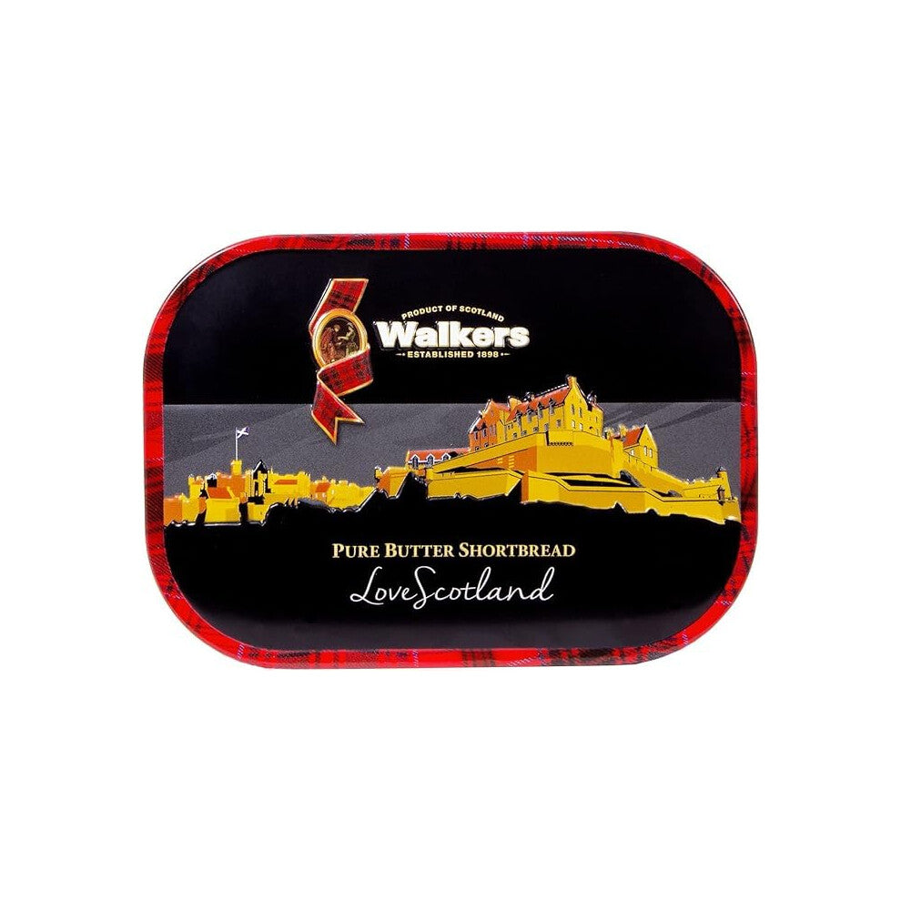 Walker's Shortbread Edinburgh Castle Keepsake Tin, 130g (Pack of 12)