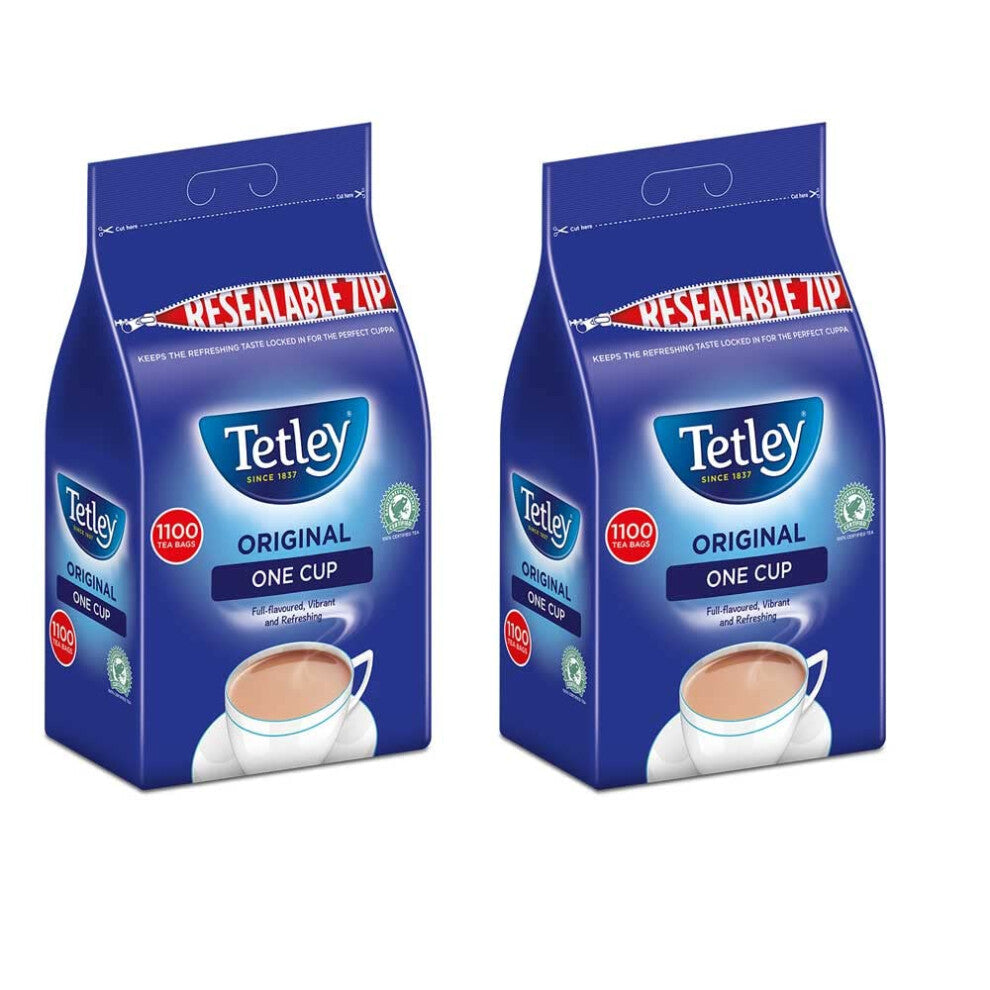 Tetley Original One Cup Black Tea Bags - 2200 Teabags