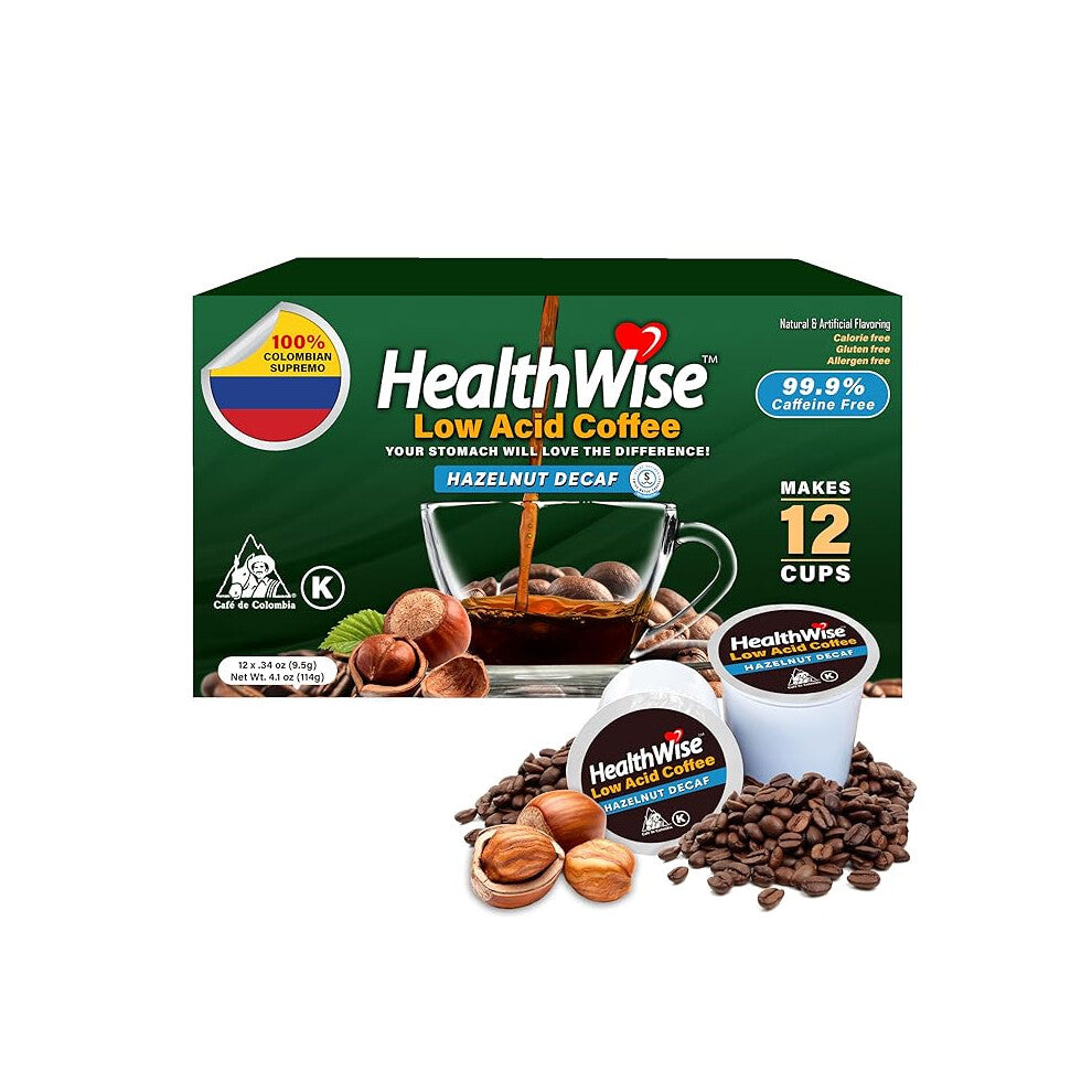Healthwise Decaf Coffee K-Cups - Soothe Acid Reflux
