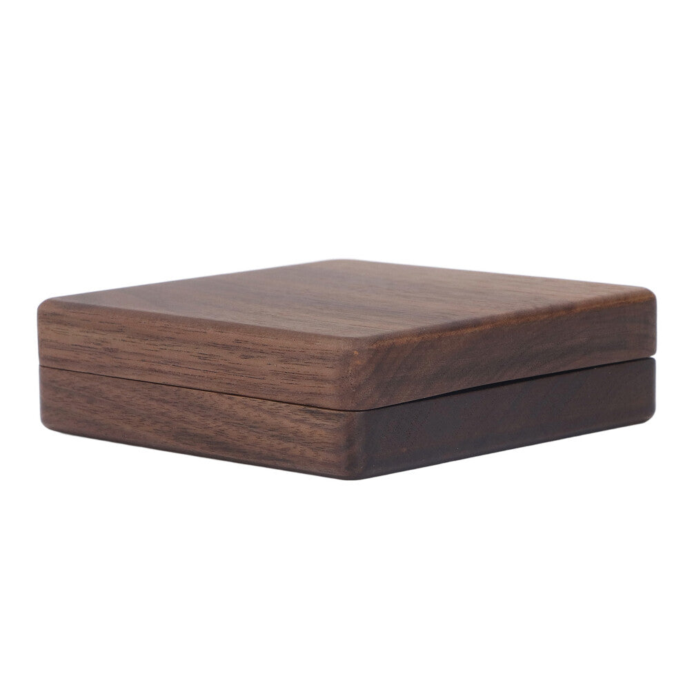 Bracelet Box Handcrafted Glossy Polished Walnut Bracelet Jewelry Box with Interlocking Hinges for Birthday Anniversary