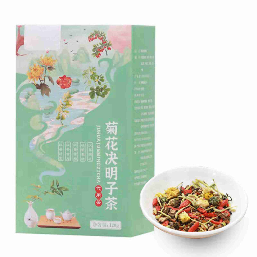 Chrysanthemum Cassia Seed Tea Combination Floral Tea Health Tea Pure Natural 120g 20 Counts