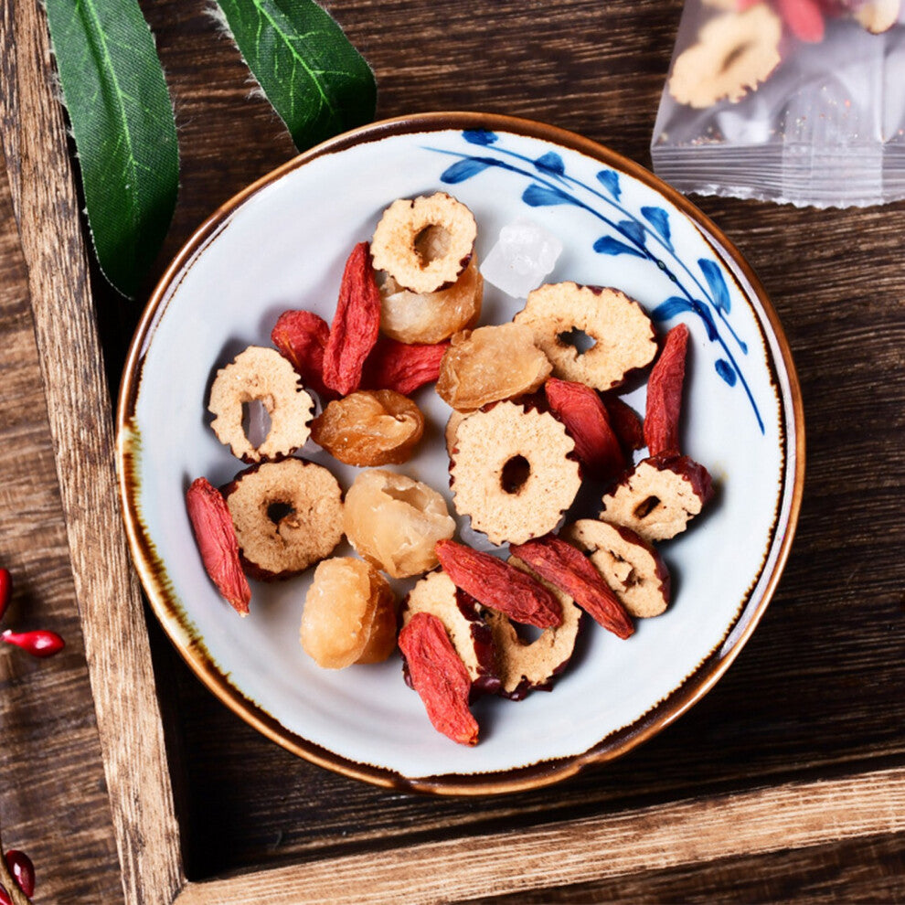 15 Count Red Dates Tea Longan and Wolfberry Healthy Herbal Tea Bag Qi and Blood Recuperating Tea for Women 12g Per Pack