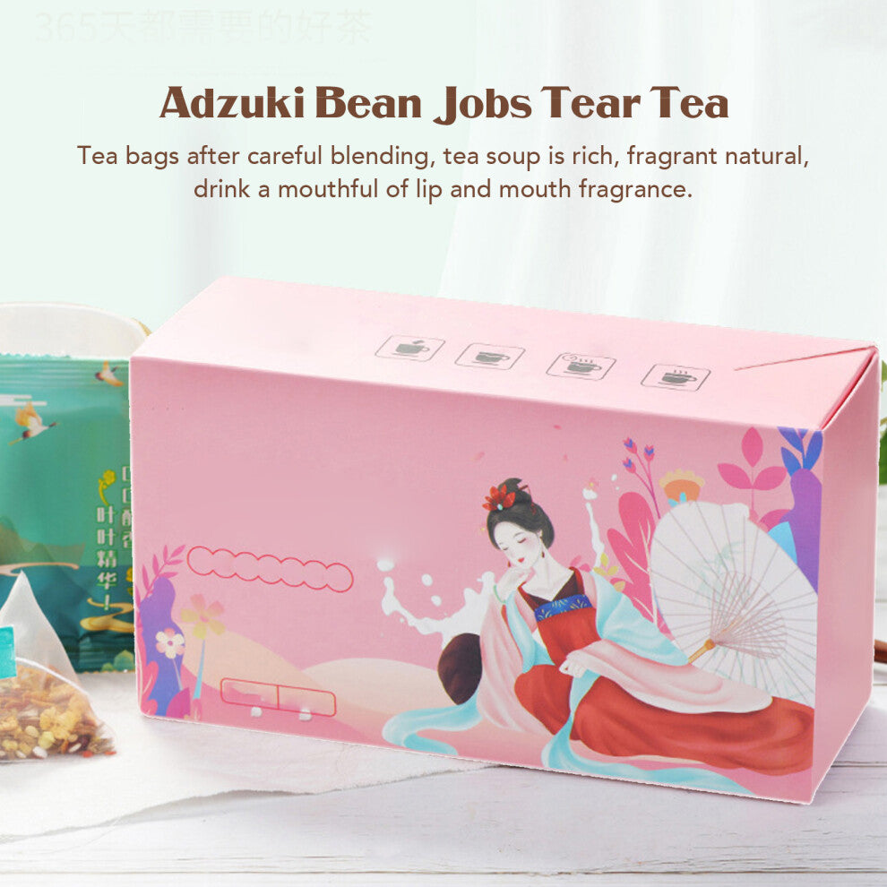 Adzuki Bean Jobs Tear Tea Natural Fragrance Small Granules Triangular Shaped Wellness Tea Bags