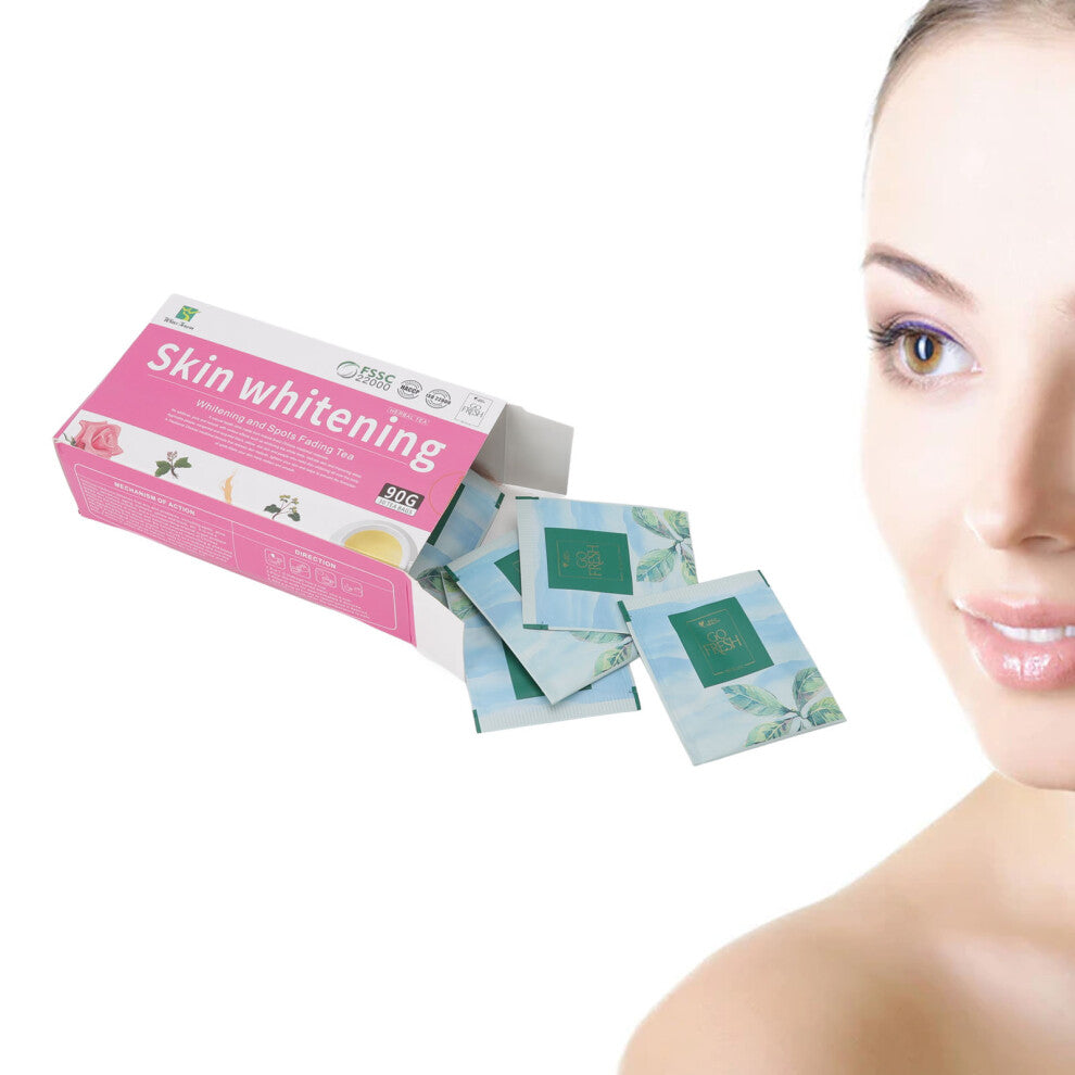 30 Count Herbal Tea Bags Skin Whitening and Spots Fading Tea Natural Healthy Tea for Women 3g Per Pack