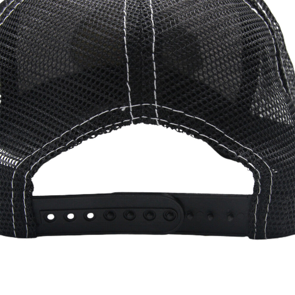 Mesh Baseball Hat Printed Trucker Mesh Hat Breathable Sun Hat for Men Women Outdoor Sports Fishing