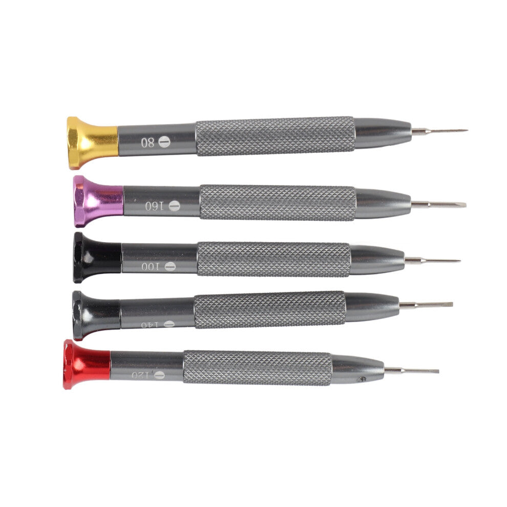 5Pcs Watch Screwdriver Set High Carbon Steel Precise Watch Movement Screwdriver for Watches Glasses Repairing