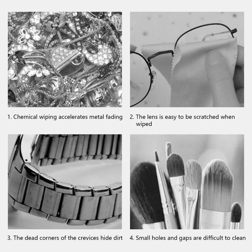 Ultrasonic Cleaner Jewellery Cleaner Professional Automatic Ultrasonic Cleaning Machine for Cleaning Jewelry Rings Glasses