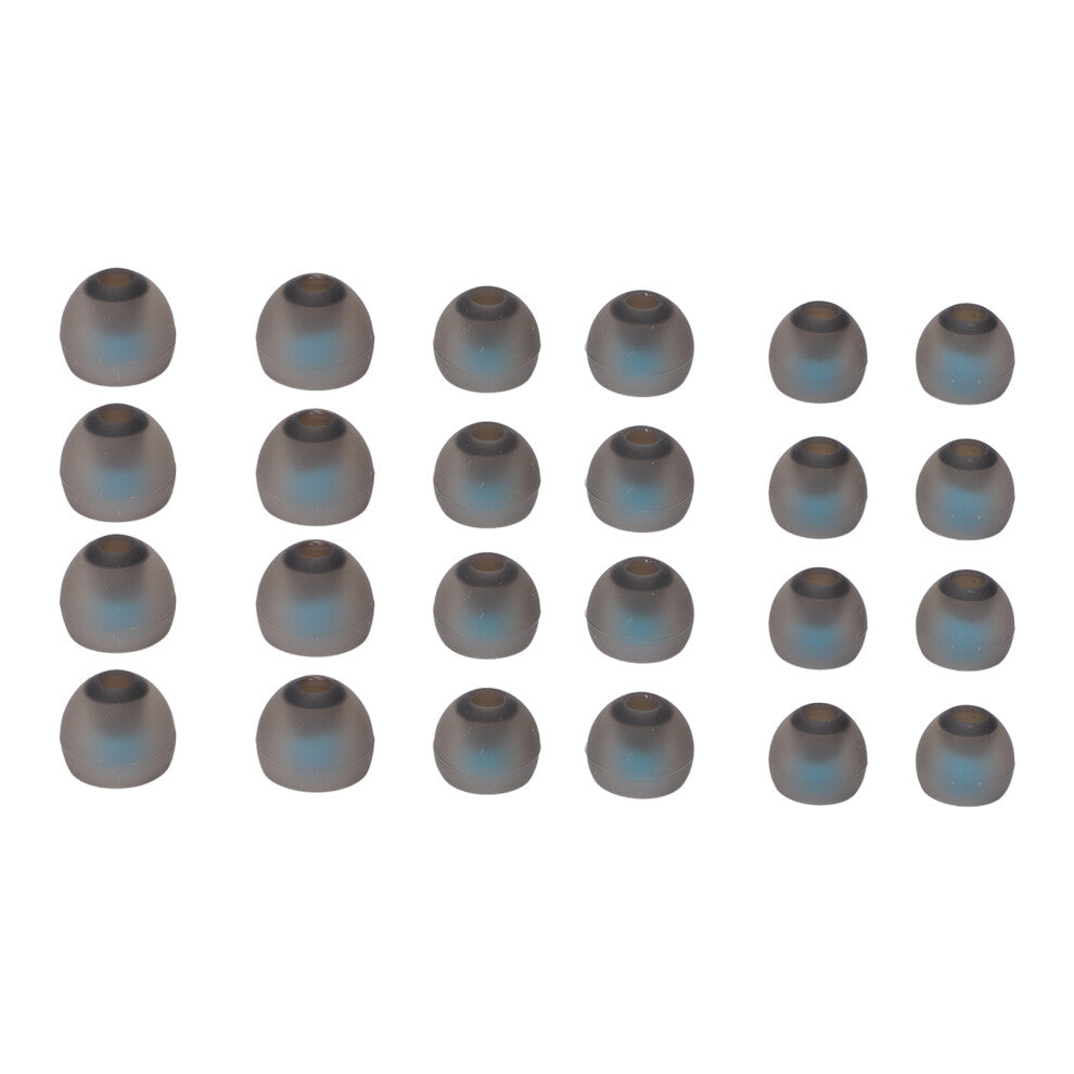 24pcs Silicone Earbud Tips Replacement Comfort Silicone Earplugs to Block Excess Noise for 3.8mm To 5.8mm Earphones