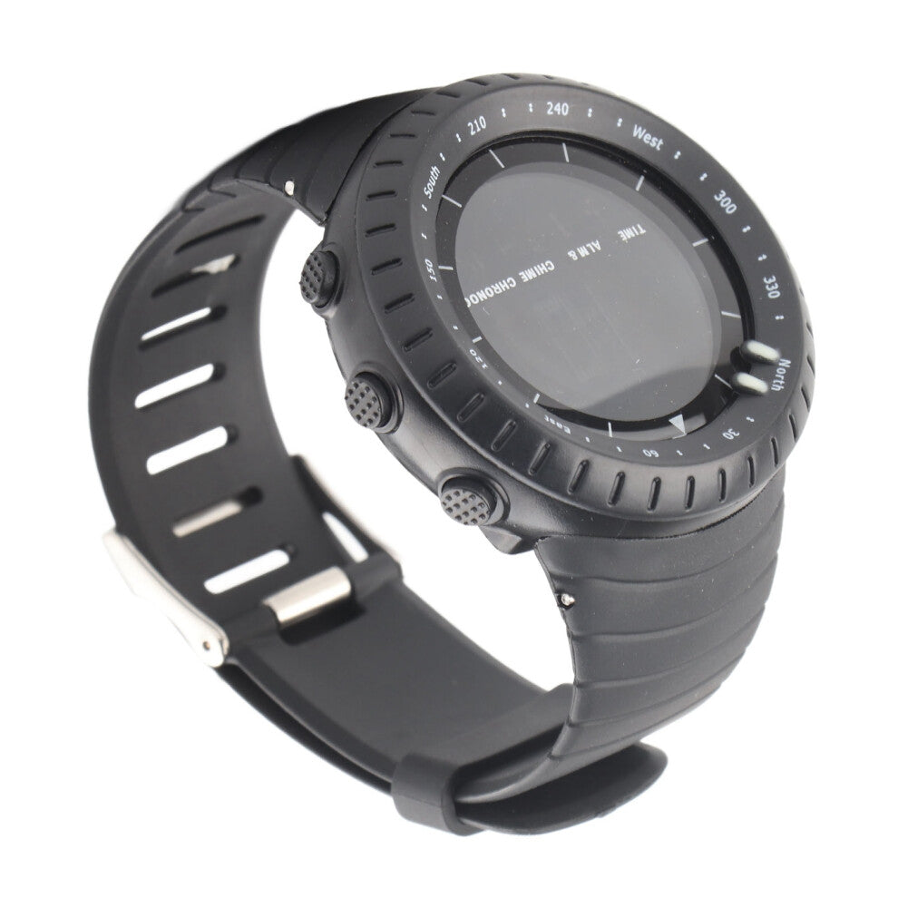HZ500 Digital Electronic Watches Multifunctional Waterproof Wristwatch for Outdoor Sports Daily Use Black