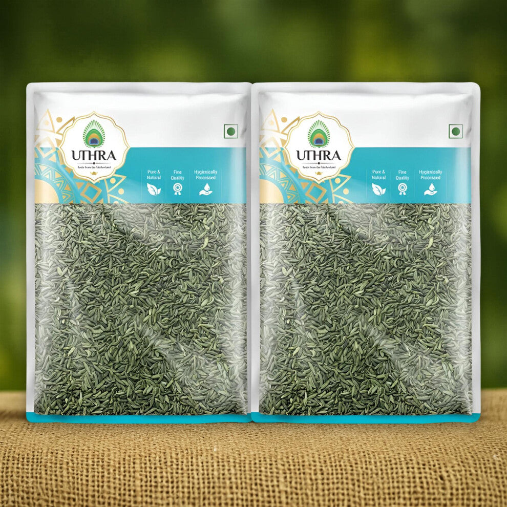 Uthra Fennel Seeds - 1kg (Pack of 2)
