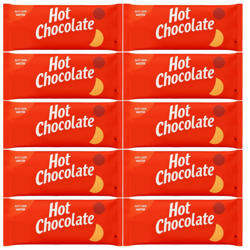 Maltesers Instant Hot Chocolate Milk Balls Sachet 25g x 10 - Individually Wrapped, Perfect for Airbnb, Short Stays, Travel, and Camping
