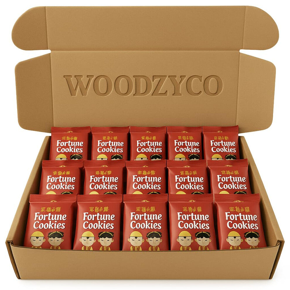 Silk Road Fortune Cookies (Pack of 25) - Individually Wrapped Crispy Treats with Surprise Messages - Fun Dessert for Parties, Events & Gifts