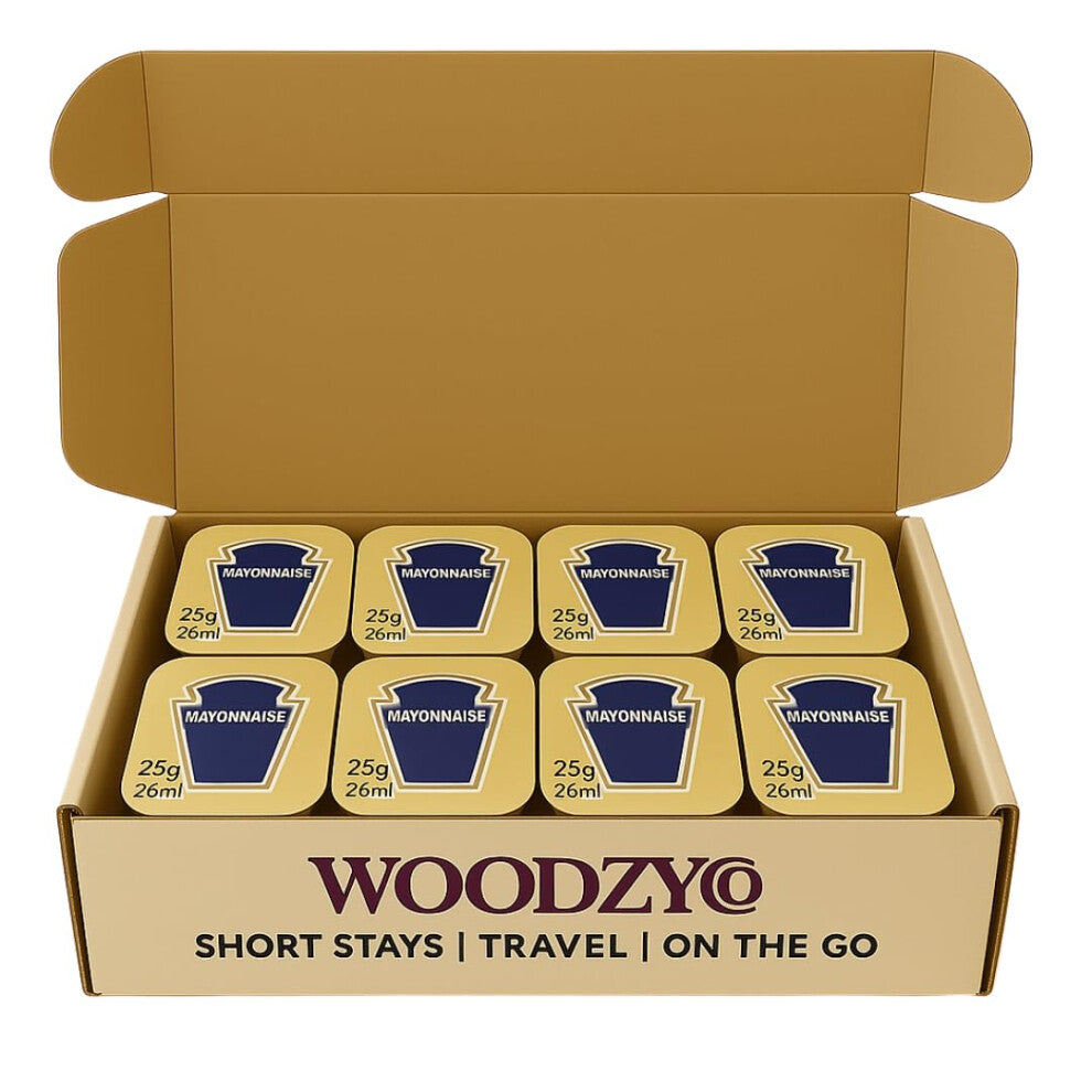 10 x 25 g Heinz Mayonnaise Dip Pots - Individually Sealed & Portable - Perfect for Airbnb, Short Stays, Travel, Camping, Takeaways & Restaurants