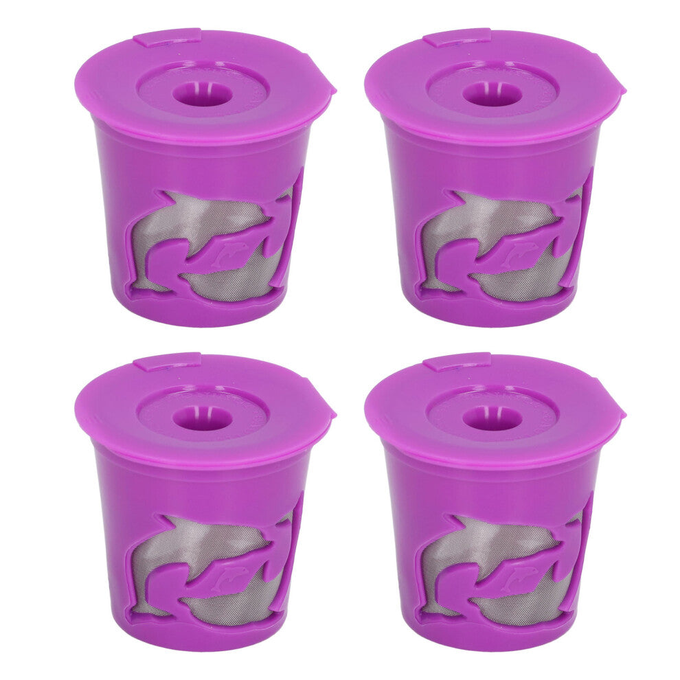 100ML 4Pcs Refillable Reusable Coffee Capsule Cup Filter for Coffee Machine Accessories