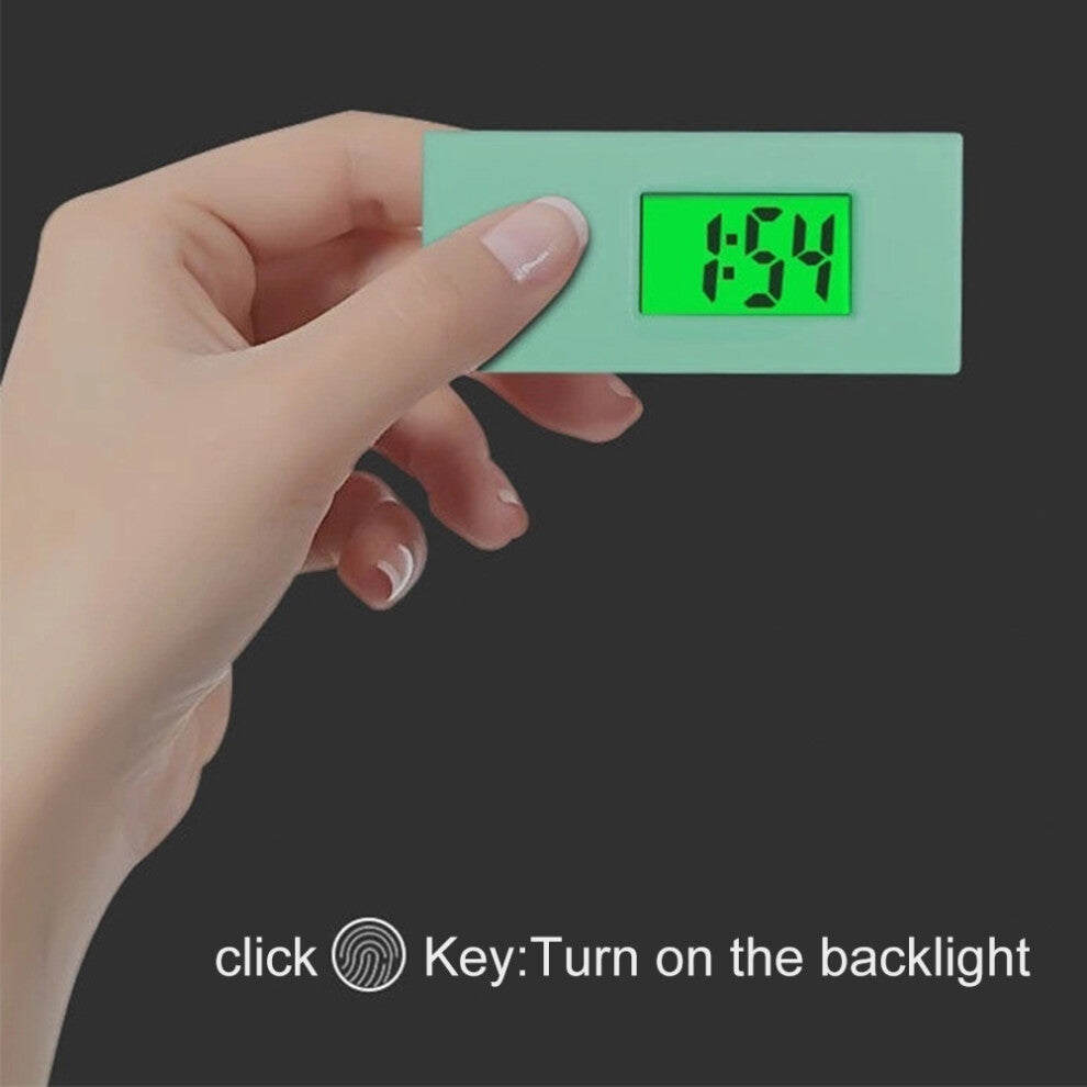 5 Pcs Keychain Pocket Watch Portable Digital Watch Keychain Backpack Keyring Watch for Kids Children Student Outdoor Sports