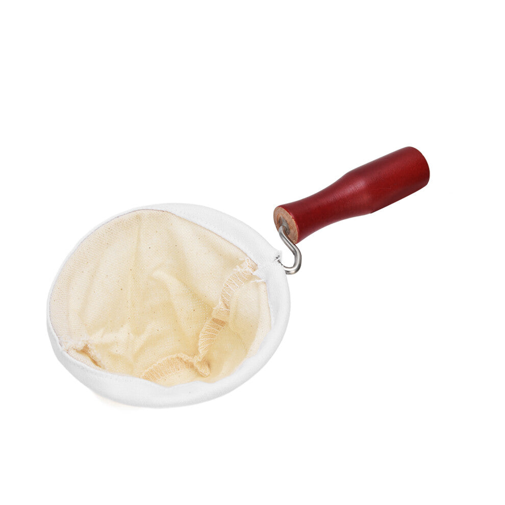 Flannel Cloth Coffee Filter Cold Brew Coffee Strainer Bags Reusable with Handle for Hand Drip86mm Inner Diameter