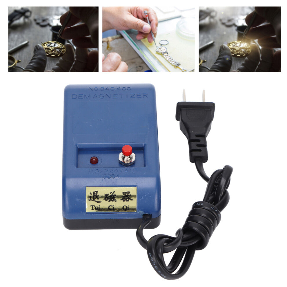 Watch Demagnetizer Professional Watch Repairing Degaussing Tool Electrical Demagnetise Degausser Tool -
