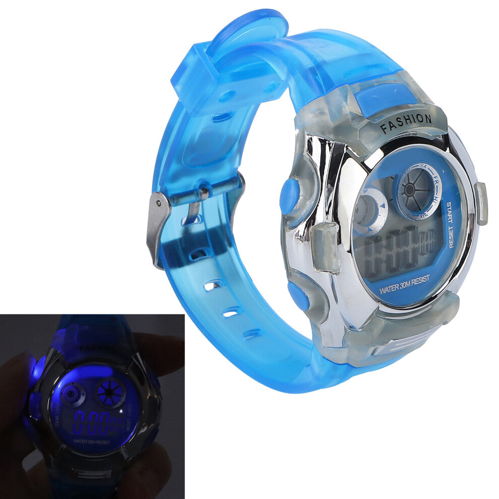 Kids Watch Multifunctional Outdoor Sports Digital Electronic Watches for ChildrenBlue