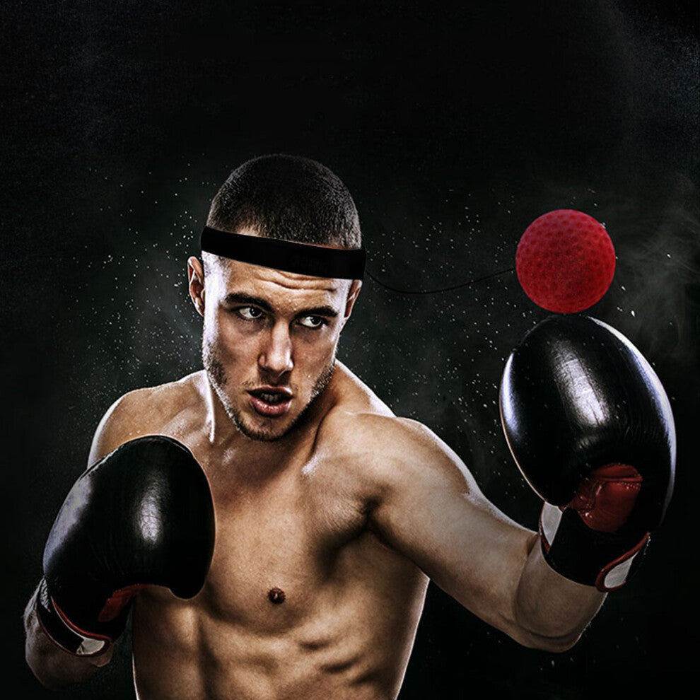 Reaction Training Equipment Fight Punch Reflex Ball With Head Band for Boxing Stress Relief
