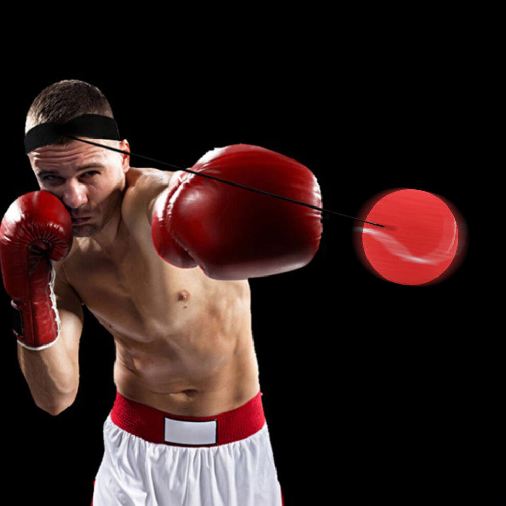 Durable Boxing Punch Exercise Ball with Head Band Equipment for Reflex Speed Training