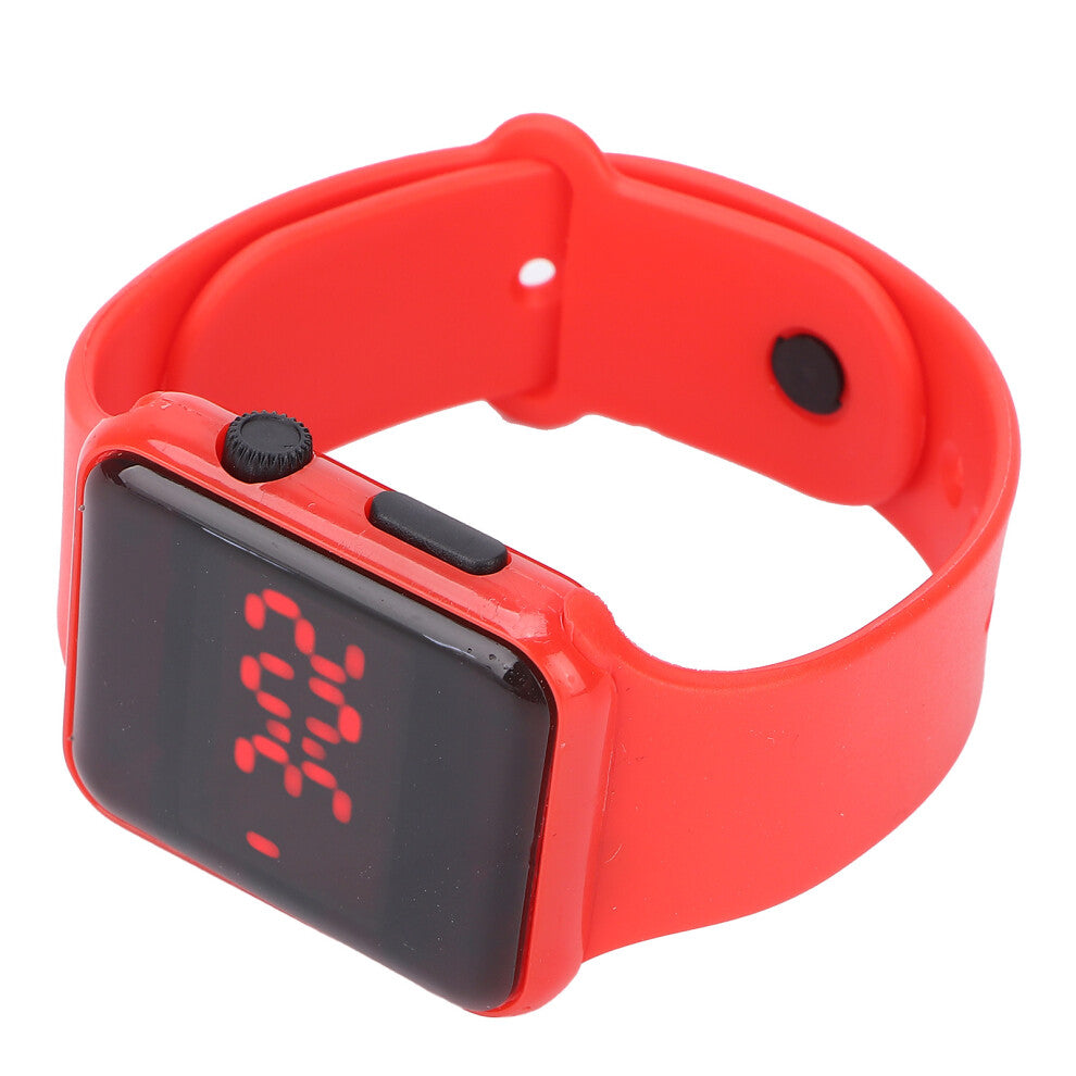 Luminous Electronic Watch Fashionable Stylish Wrist Watch Digital Watch BraceletRed