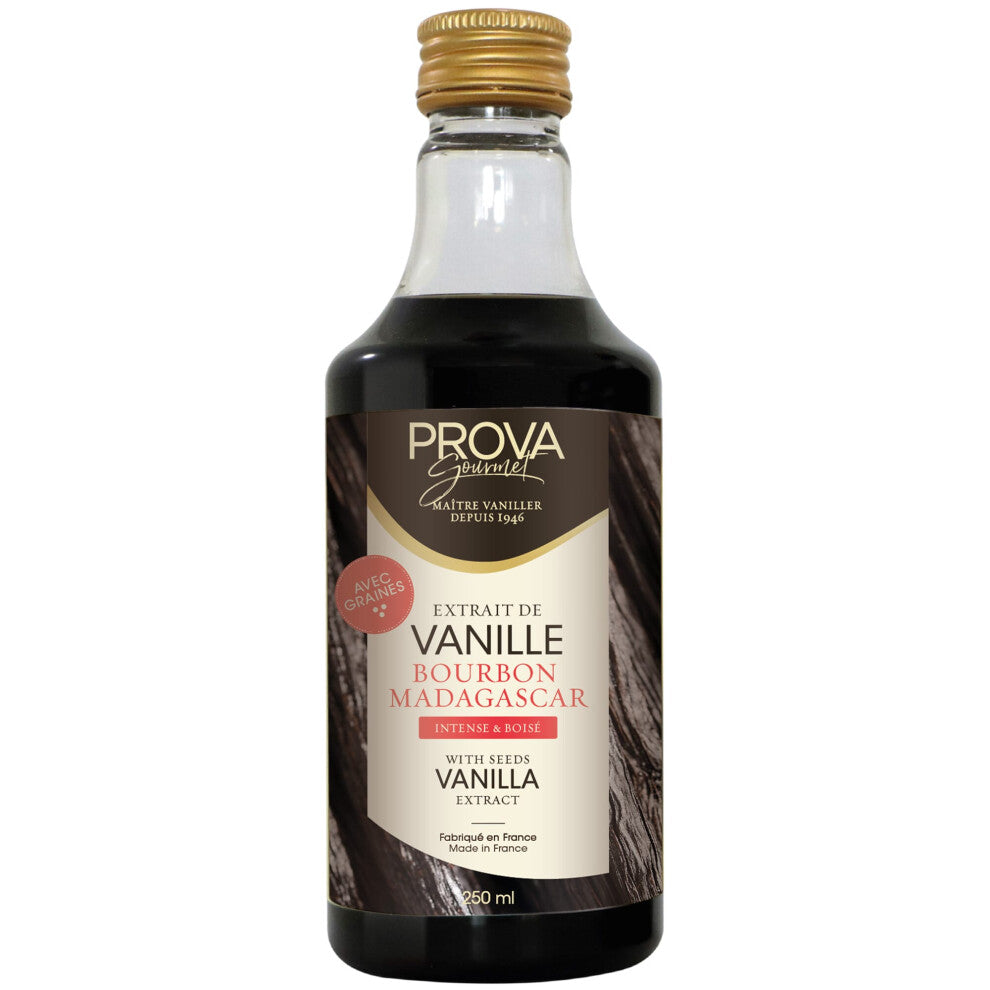 Prova Gourmet Madagascan Vanilla Extract with Seeds - 250ml