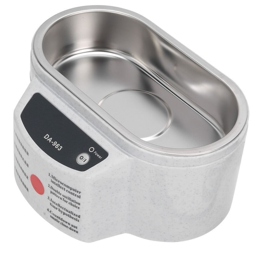 Rrofessional Dentures Ultrasonic Cleaning Machine Mini Household Eyeglasses Jewelry CleanerEU Plug 220V