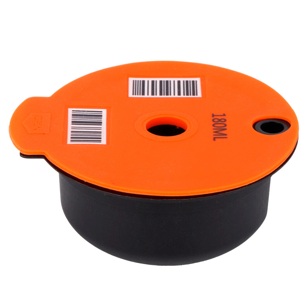 Coffee Capsule Reusable Refillable Coffee Filter Cup with Spoon Brush Coffee Accessories180ML