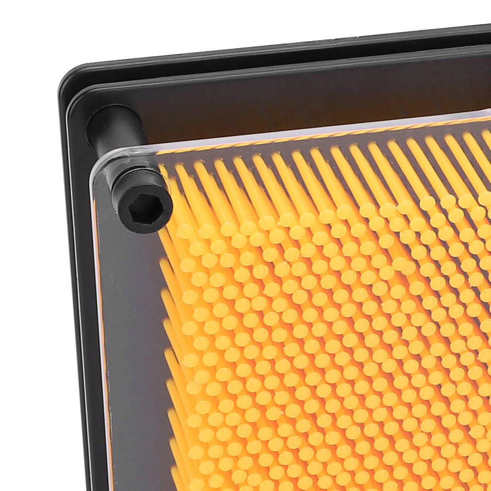 Pinart 3D Games Kids Toy Pin Art Children Educational Toy Desktop Decoration ModelYellow M