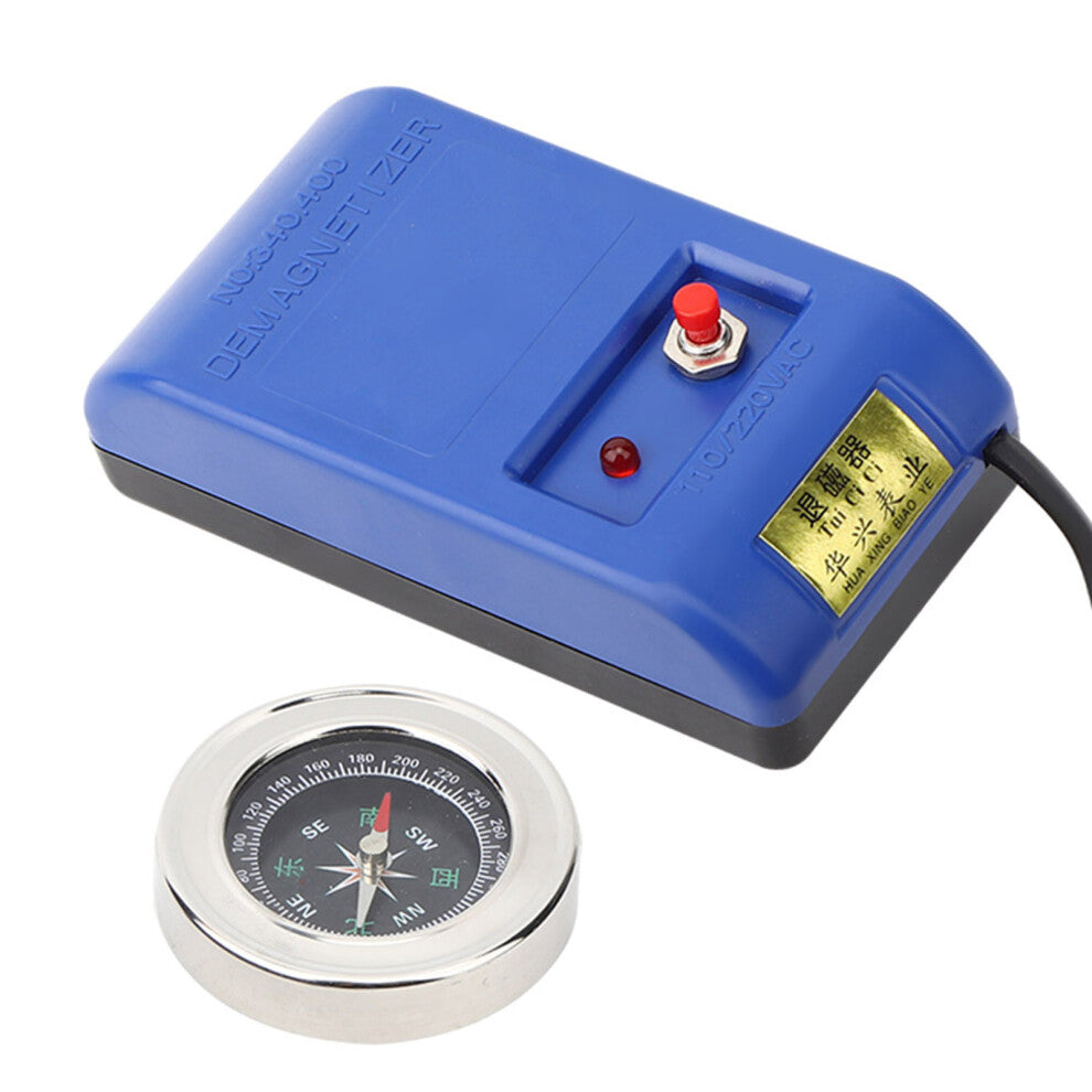 Electrical Demagnetizer Tools Compass Set for Watch Repair Degausser