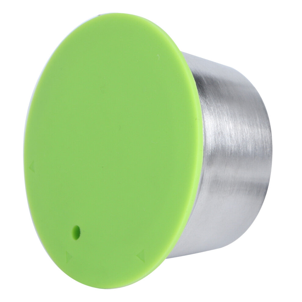 Stainless Steel Reusable Refillable Coffee Capsule Cup Fit for Dolce Gusto Coffee MakerGreen