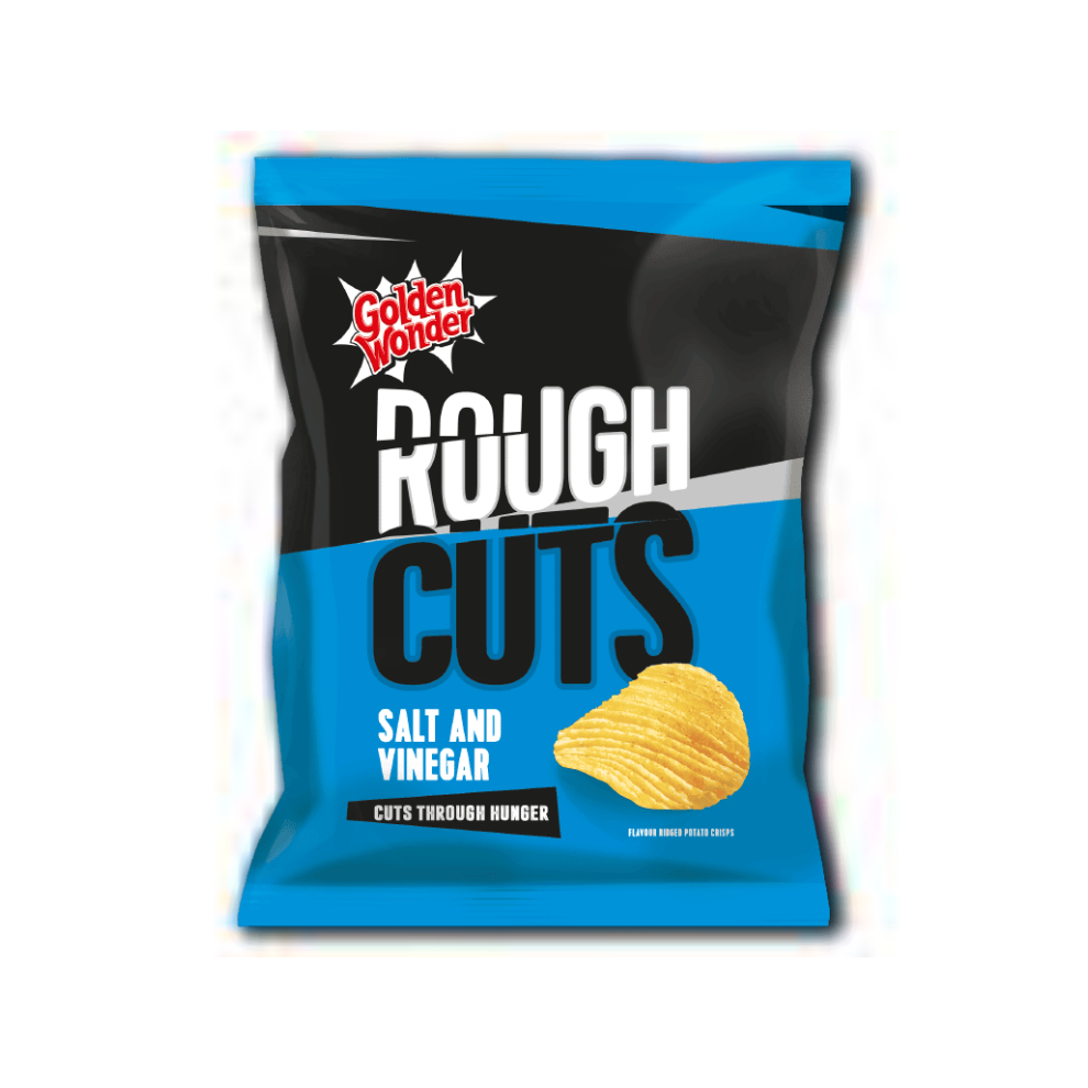 Golden Wonder Rough Salt & Vinegar 50g x 36