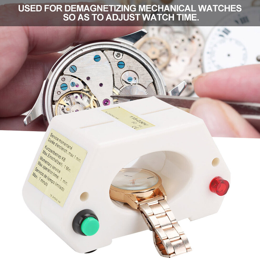 Professional Mechanical Wristwatch Demagnetizer Demagnetizing Watch Repairing ToolEU Plug