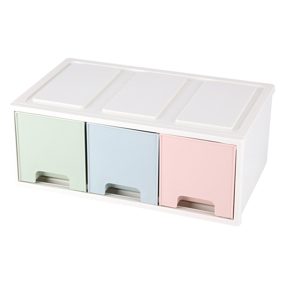 Colorful Desktop Storage Box with  Drawers Jewelry Holder Cabinets Decor F #