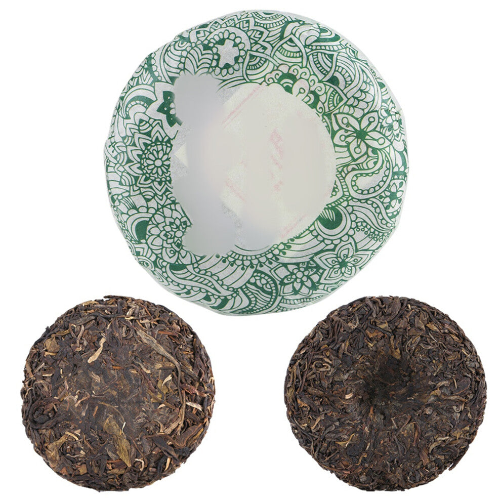 Chinese Yunnan Raw Cake Pu er Tea Healthy Pu'erh for Family Friends 100g